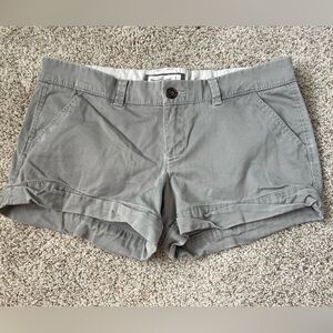 Y2K Abercrombie & Fitch Shorts Gray Size 6 Low Rise